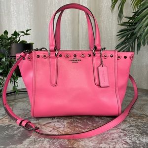 Coach Dahlia With Floral Rivets Mini Crossbody Carryall
F37707 Pink $350